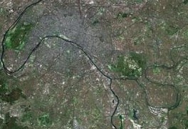 Satelitska snimka Pariza, Wikipedia