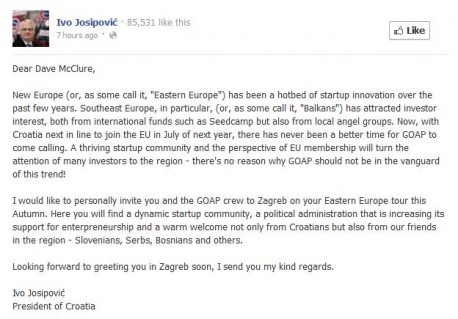 Josipovićev poziv GOAP-u
